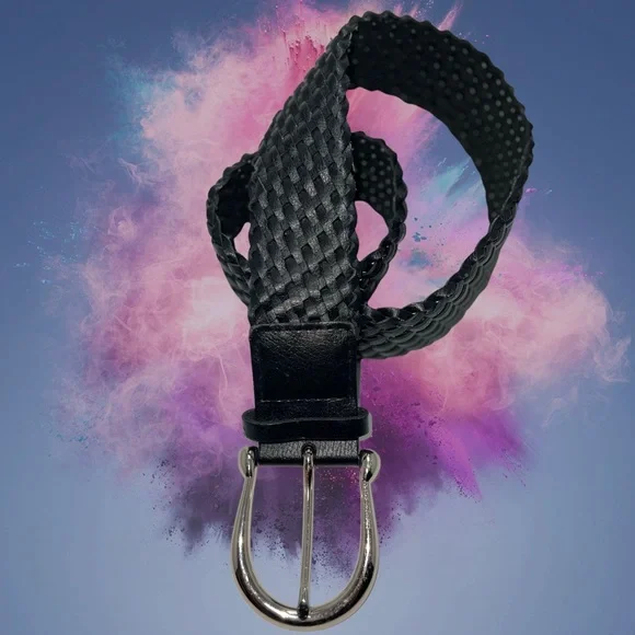 Michael Kors Braided Leather Belt - Picture 1 of 9